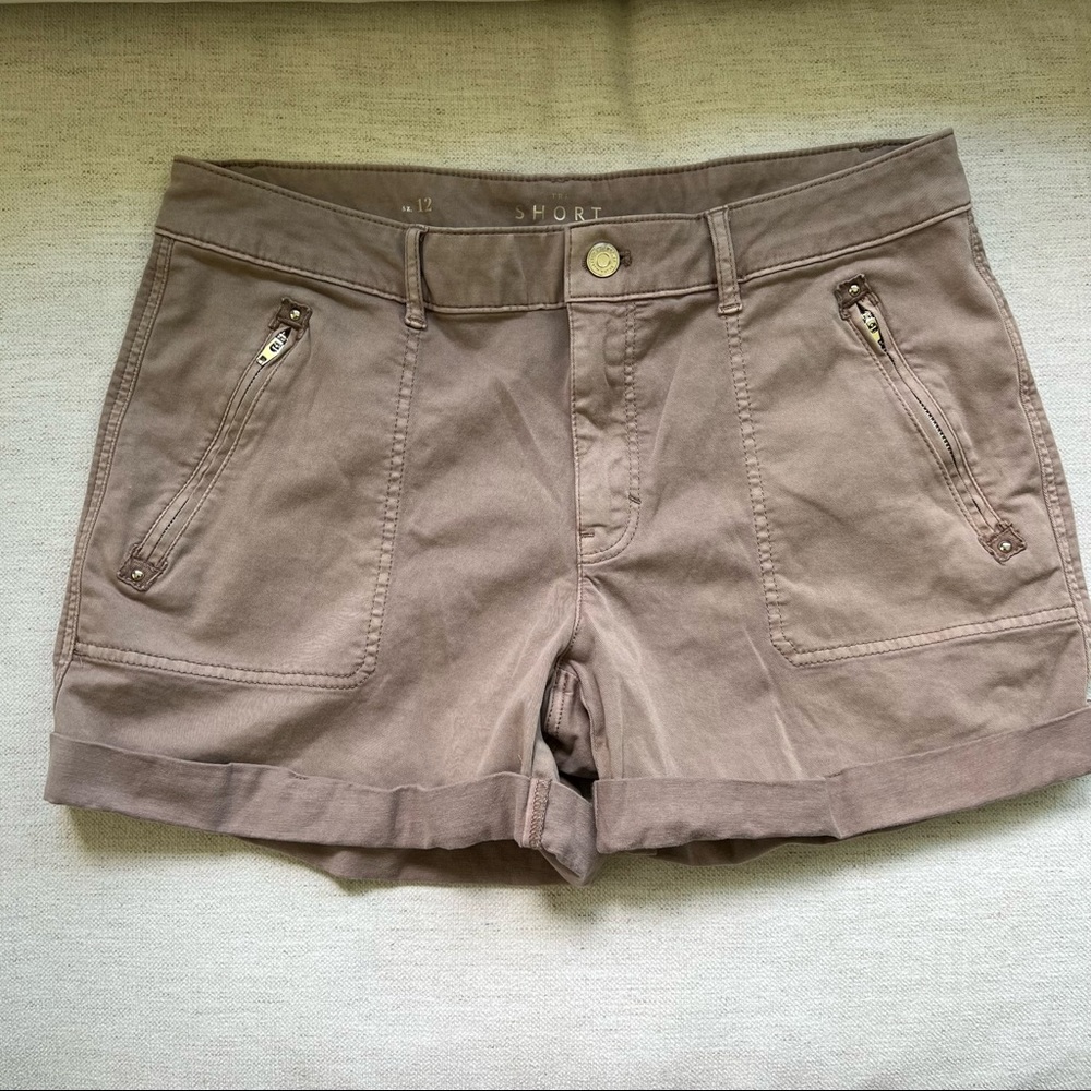 White House Black Market-Tan cargo shorts